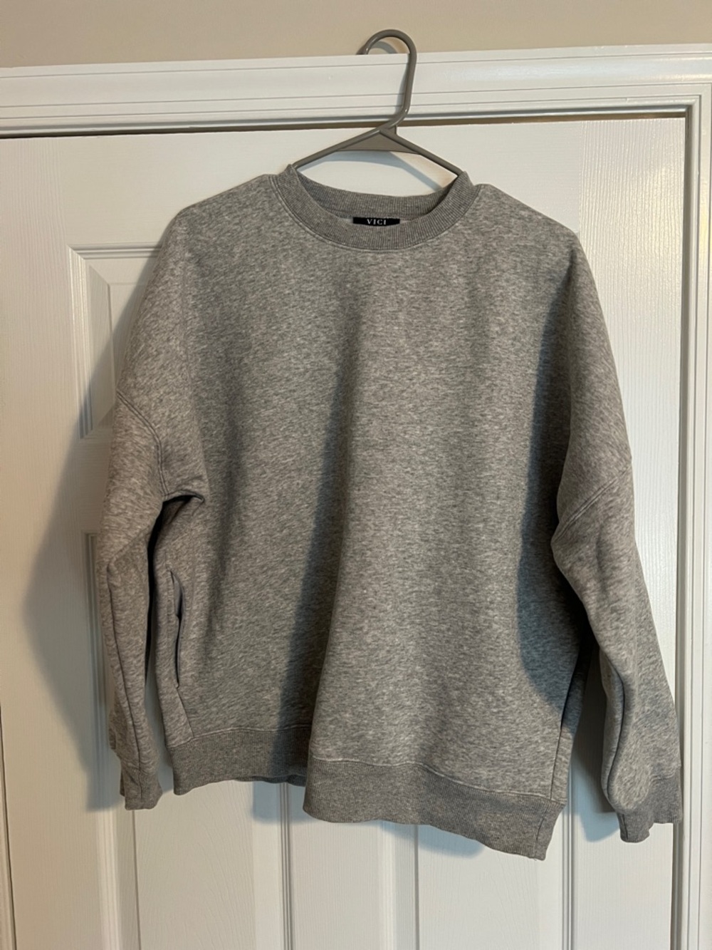 Vici Heather Gray Crewneck Sweatshirt